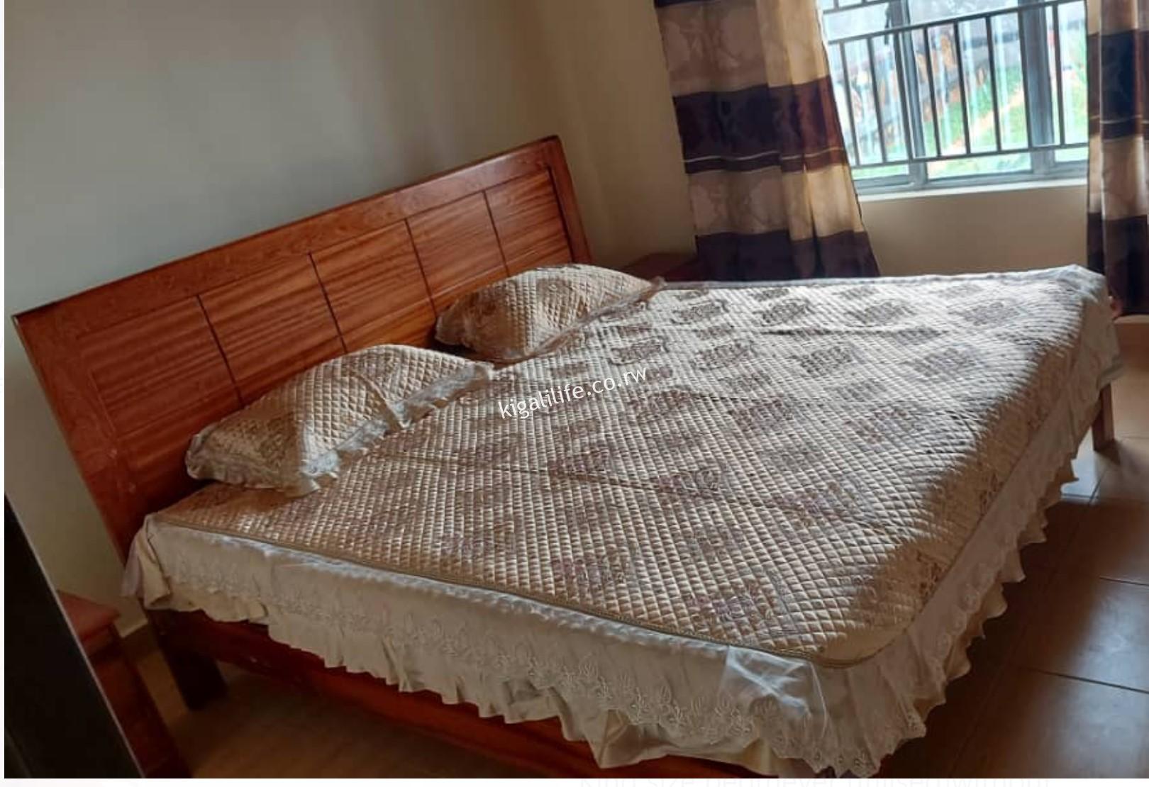 Libuyu Wood King Bed (2m x 2m) and Dodoma Mattress (RWF 250,000 and RWF ...